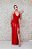 VESTIDO NY VERMELHO ALÇA TRANÇADA PAETÊ E MIÇANGAS - Imagem 1
