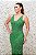 VESTIDO BORDADO SEREIA VERDE OLIVA ALÇA TIRAS - Imagem 2