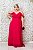 VESTIDO PINK FLUIDO DECOTE OMBRO A OMBRO COM ALÇA EM TULE - Imagem 2