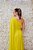 VESTIDO ARBOUR VERDE LIMA FLUIDO COM DETALHE DE CAPA OMBRO ÚNIC - Imagem 4