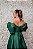 VESTIDO VERDE ESMERALDA OMBRO A OMBRO BUFANTE VERDE COM FENDA - Imagem 4