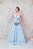 VESTIDO AZUL BEBÊ EM TAFETÁ OMBRO ÚNICO - Imagem 2
