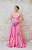 VESTIDO ROSA CHICLETE TOMARA QUE CAIA AGILITÁ - Imagem 1