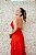 VESTIDO UNITY SEVEN VERMELHO LISO ALCINHA E SAIA COM BABADOS - Imagem 4