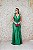 VESTIDO VERDE ESMERALDA MALHA FRIA REGATA COM DETALHE DE NÓ NÓ OMBRO - Imagem 1