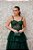 VESTIDO MARIE EM TULE VERDE MUSGO BUSTO ESTRUTURADO BORDADO MARIE SAIA EM CAMADAS - Imagem 4