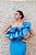 VESTIDO OMBRO UNICO BABADO NO BUSTO AZUL CELESTE SOLACE LONDON - Imagem 4