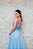 VESTIDO MARIE AZUL BEBÊ ALÇA FINA EM TULE E ZIBELINE BUSTO BRODADO EM CHUMBO - Imagem 5
