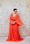 VESTIDO CAPA CORAL COM BORDADO NA CINTURA - Imagem 1