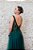 VESTIDO VERDE ESMERALDA MARIE BUSTO BORDADO COM LATERAL EM TULE E SAIA EM TULE - Imagem 4