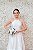 VESTIDO MIDI MARRO BRANCO FENTE ÚNICA - Imagem 2