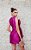 VESTIDO CURTO MARRO FUCSIA DETALHE NA CINTURA - Imagem 5