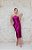 VESTIDO MIDI MARRO FUCSIA TOMARA QUE CAIA - Imagem 1
