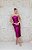 VESTIDO MIDI MARRO FUCSIA TOMARA QUE CAIA - Imagem 3