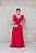 VESTIDO PINK SAIA PLISSADA COM MANGUIHA E DECOTE EM V - Imagem 4