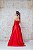 VESTIDO MARRO VERMELHO EM ZIBELINE TOMARA QUE CAIA - Imagem 3