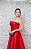 VESTIDO MARRO VERMELHO EM ZIBELINE TOMARA QUE CAIA - Imagem 5