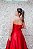 VESTIDO MARRO VERMELHO EM ZIBELINE TOMARA QUE CAIA - Imagem 4