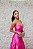VESTIDOS EM ZIBELINE TOMARA QUE CAIA PINK COM SAIA EM CAMADAS - Imagem 4