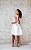 VESTIDO CURTO BRANCO SAIA PRINCESA ARTE SACRA EM ZIBELINE - Imagem 2