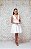 VESTIDO CURTO BRANCO SAIA PRINCESA ARTE SACRA EM ZIBELINE - Imagem 1