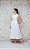 VESTIDO BRANCO MIDI AGILITÁ FRENTE FECHADA E COSTA NUA - Imagem 1