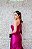 VESTIDO EM ZIBELINE FUCSIA SEREIA OMBRO ÚNICO COM LAÇO - Imagem 5