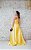VESTIDO PRINCESA EM ZIBELINE OMBRO ÚNICO AMARELO - Imagem 3