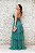 VESTIDO LONGO VERDE EM TULE TRANÇADO NAS COSTAS - Imagem 2