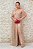 VESTIDO LONGO PAETÊ DOURADO/NUDE FRENTE ÚNICA - Imagem 1