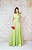 VESTIDO LONGO VERDE LIMA PRINCESA COM BABADO OMBRO UNICO - Imagem 4