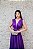VESTIDO ROXO EM CETIM DE SEDA ABERTURA LATERAL E COSTA NUA COM AMARRAÇÃO - Imagem 6