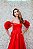 VESTIDO LONGO VERMELHO TAFETÁ TOMARA QUE CAIA BUSTO ESTRUTURADO COM MAGUINHA REMOVIVEL FLOR - Imagem 10