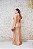 VESTIDO DOURADO PAETÊ MANGA LONGA OMBRO ÚNICO COM FLOR REMOVÍVEL - Imagem 6