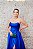 VESTIDO AZUL ROYAL PRINCESA TOMARA QUE CAIA BUSTO PONTEIRA EM ZIBELINE COM FENDA - Imagem 5