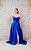 VESTIDO AZUL ROYAL PRINCESA TOMARA QUE CAIA BUSTO PONTEIRA EM ZIBELINE COM FENDA - Imagem 4