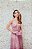 VESTIDO ROSA TOMARA QUE CAIA BUSTO BORDADO SAIA EM TULE GLITTER CAMADAS - Imagem 4