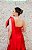 VESTIDO VERMELHO EM ZIBELINE OMBRO ÚNICO COM LAÇO - Imagem 2