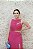 VESTIDO FLUIDO PINK COM FENDA OMBRO UNICO COM RECORTES NO BUSTO E NA CINTURA - Imagem 4