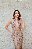 VESTIDO PATRICIA BONALDI DOURADO RAGATA SEREIA BORADO COM FLORES E VIDRILHOS - Imagem 1