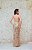 VESTIDO PATRICIA BONALDI DOURADO RAGATA SEREIA BORADO COM FLORES E VIDRILHOS - Imagem 2
