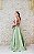 VESTIDO ZIBELINE VERDE PISTACHE SAIA PRINCESA BUSTO BORDADO COLORIDO - Imagem 6
