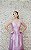 VESTIDO MIDI EM ZIBELINE LILÁS / LAVANDA DECOTE CORAÇÃO E ALÇA LARGA - Imagem 2