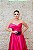 VESTIDO PINK PRINCESA ZIBELINE TOMARA QUE CAIA BUSTO PONTEIRA DETALHE DRAPEADO - Imagem 2