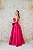 VESTIDO PINK PRINCESA ZIBELINE TOMARA QUE CAIA BUSTO PONTEIRA DETALHE DRAPEADO - Imagem 5
