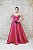 VESTIDO PINK PRINCESA ZIBELINE TOMARA QUE CAIA BUSTO PONTEIRA DETALHE DRAPEADO - Imagem 6