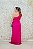 VESTIDO FATIMA SCOFIELD PINK CREPE DE SEDA OMBRO ÚNICO COM FENDA E LAÇO CINTURA - Imagem 4