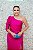 VESTIDO FATIMA SCOFIELD PINK CREPE DE SEDA OMBRO ÚNICO COM FENDA E LAÇO CINTURA - Imagem 6