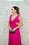 VESTIDO FATIMA SCOFIELD PINK CREPE DECOTE V COM RECORTE LATERAL E LAÇO - Imagem 4