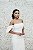 VESTIDO MIDI AGILITÁ BRANCO OMBRO A OMBRO LAÇO - Imagem 1